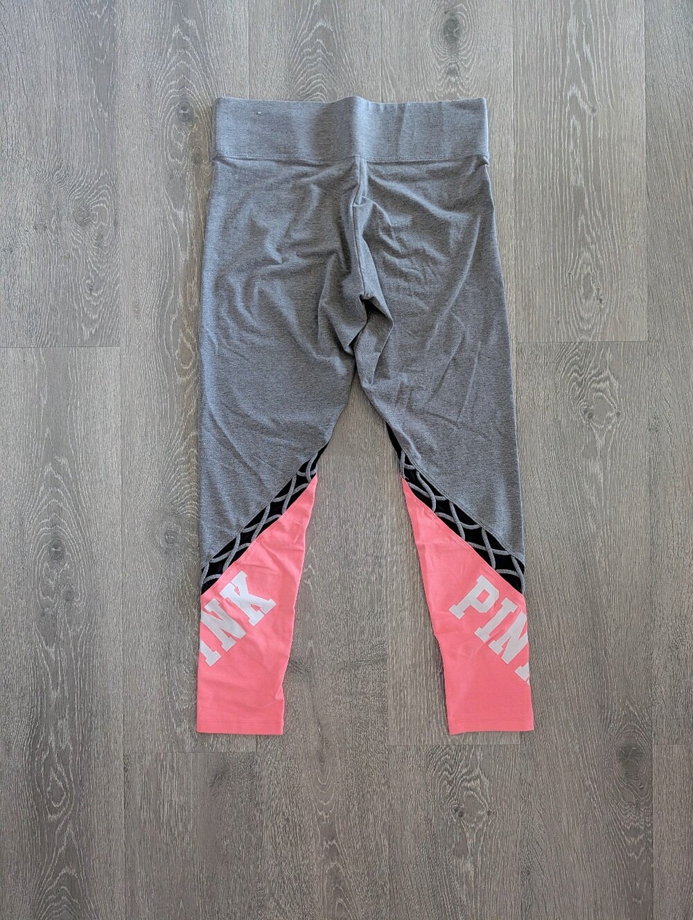 Pink Victoria Secret Gray & Pink Leggings - Picture 4 of 4